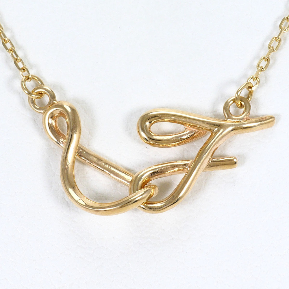 VINTAGE 10k Gold Diamond Necklace